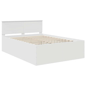 Σκελετός Κρεβατιού Λευκό 160 x 200 cm Επεξεργασμένο ξύλο - Pakobazaar