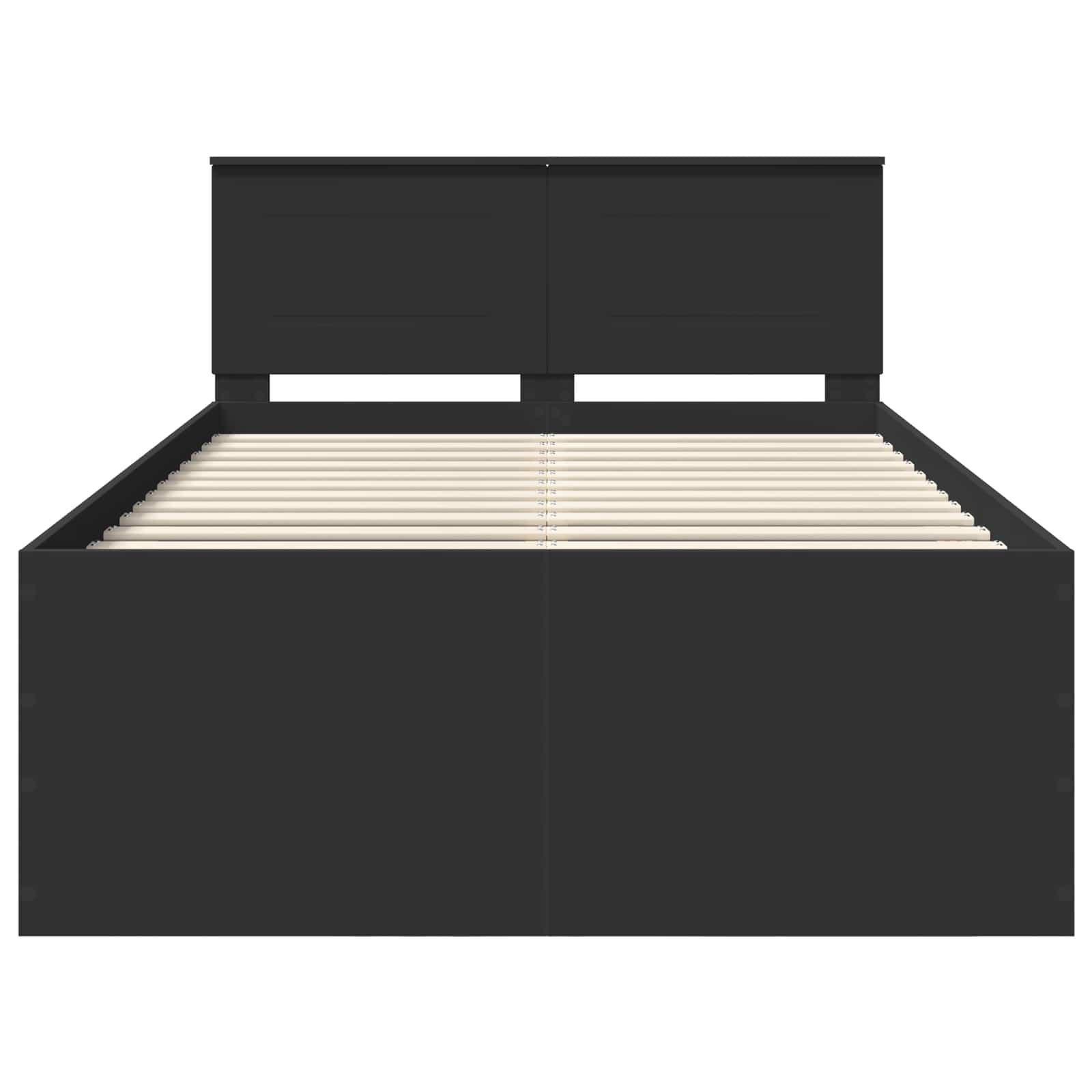 Σκελετός Κρεβατιού Μαύρο 120 x 200 cm Επεξεργασμένο ξύλο