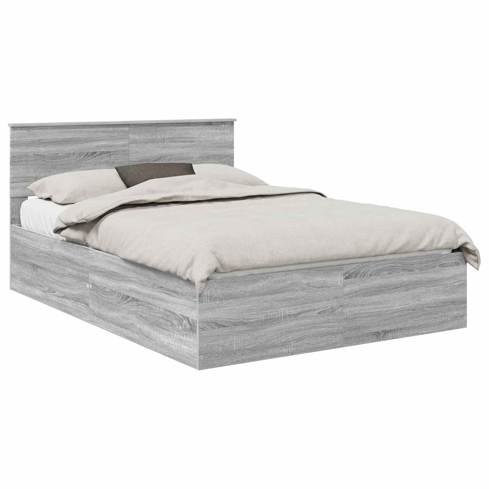Σκελετός Κρεβατιού με κεφαλάρι Γκρίζο Σονομα 140 x 200 cm