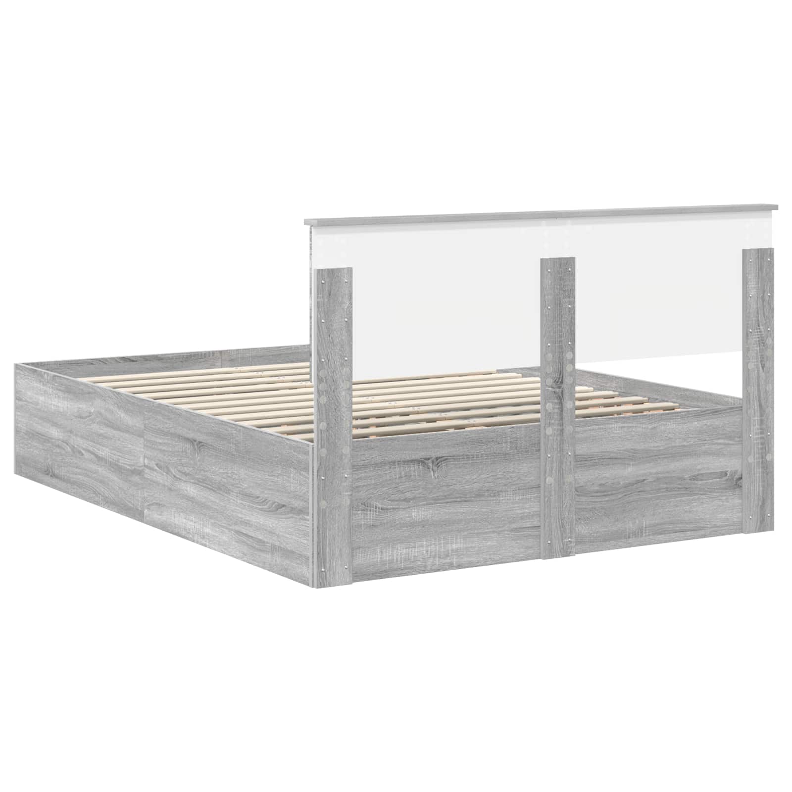 Σκελετός Κρεβατιού με κεφαλάρι Γκρίζο Σονομα 140 x 200 cm