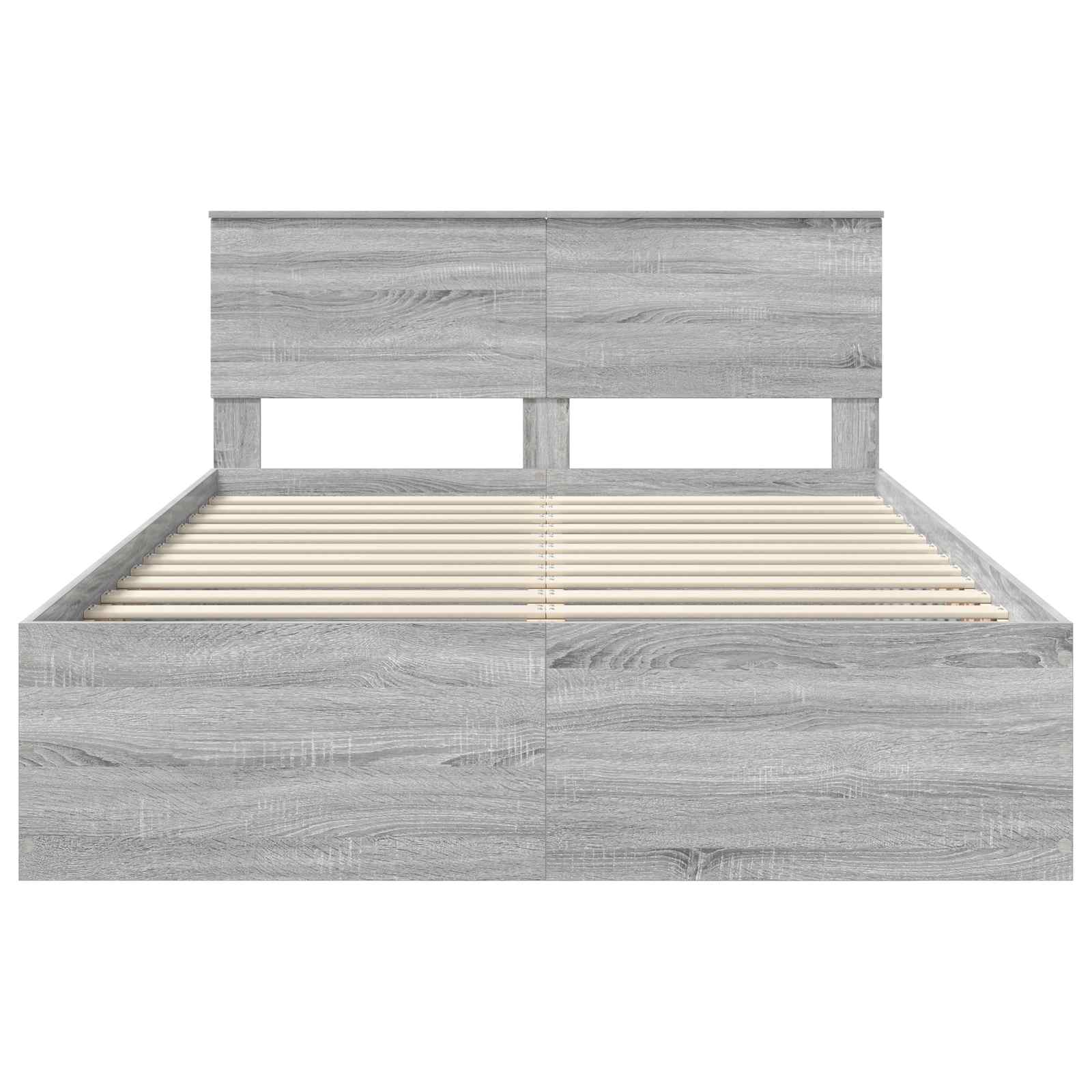 Σκελετός Κρεβατιού με κεφαλάρι Γκρίζο Σονομα 140 x 200 cm