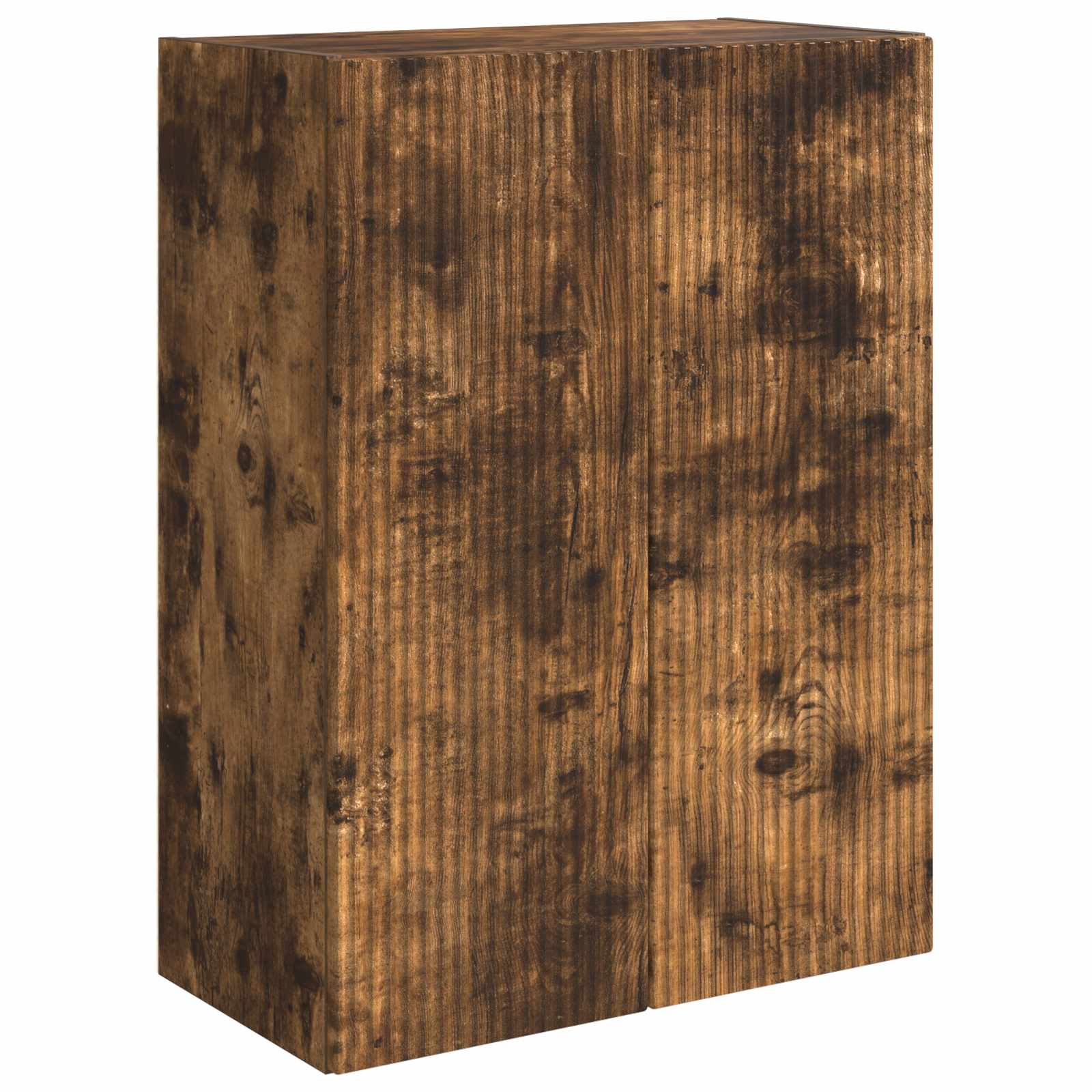 Σετ τοίχου για τηλεόραση Επιτοίχιο 6 pcs Καπνιστό Δρύς