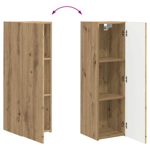 Σετ επίπλου τηλεόρασης 3 τμχ. Artisan Oak Επεξεργασμένο Ξύλο