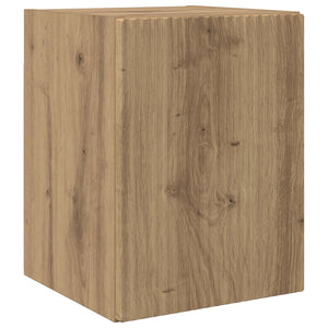Σετ επίπλου τηλεόρασης 4 τμχ. Artisan Oak Επεξεργασμένο Ξύλο