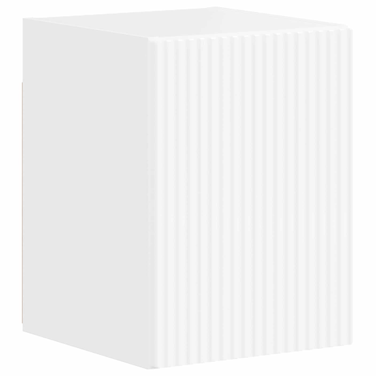 Σετ επίπλου τηλεόρασης Επιτοίχιο 4 pcs Υψηλής γυαλάδας λευκό