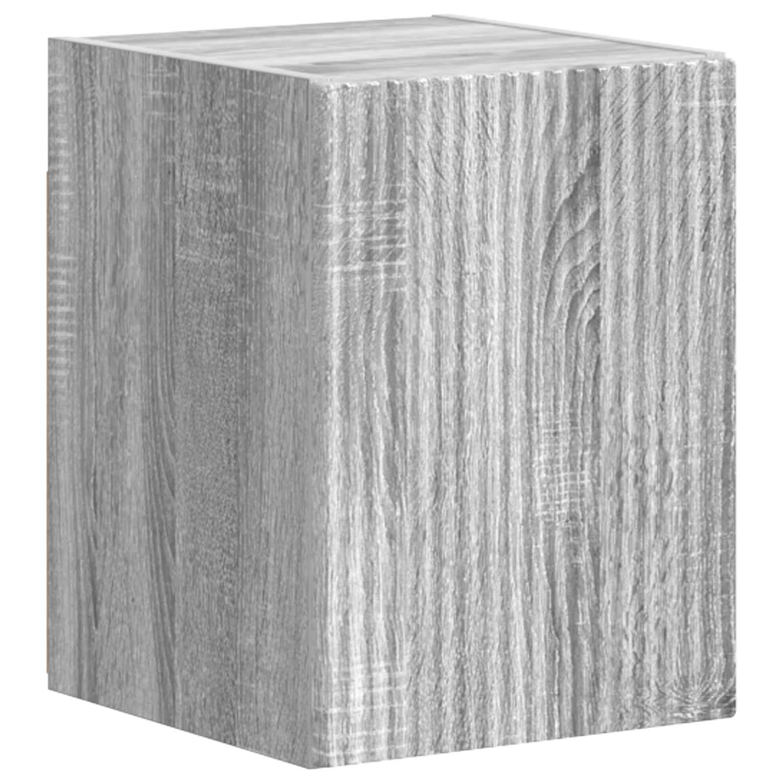 Σετ επίπλου τηλεόρασης 4 pcs Γκρίζο Σονομα Επεξεργασμένο ξύλο