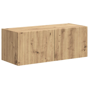 Σετ επίπλου τηλεόρασης 4 τμχ. Artisan Oak Επεξεργασμένο Ξύλο