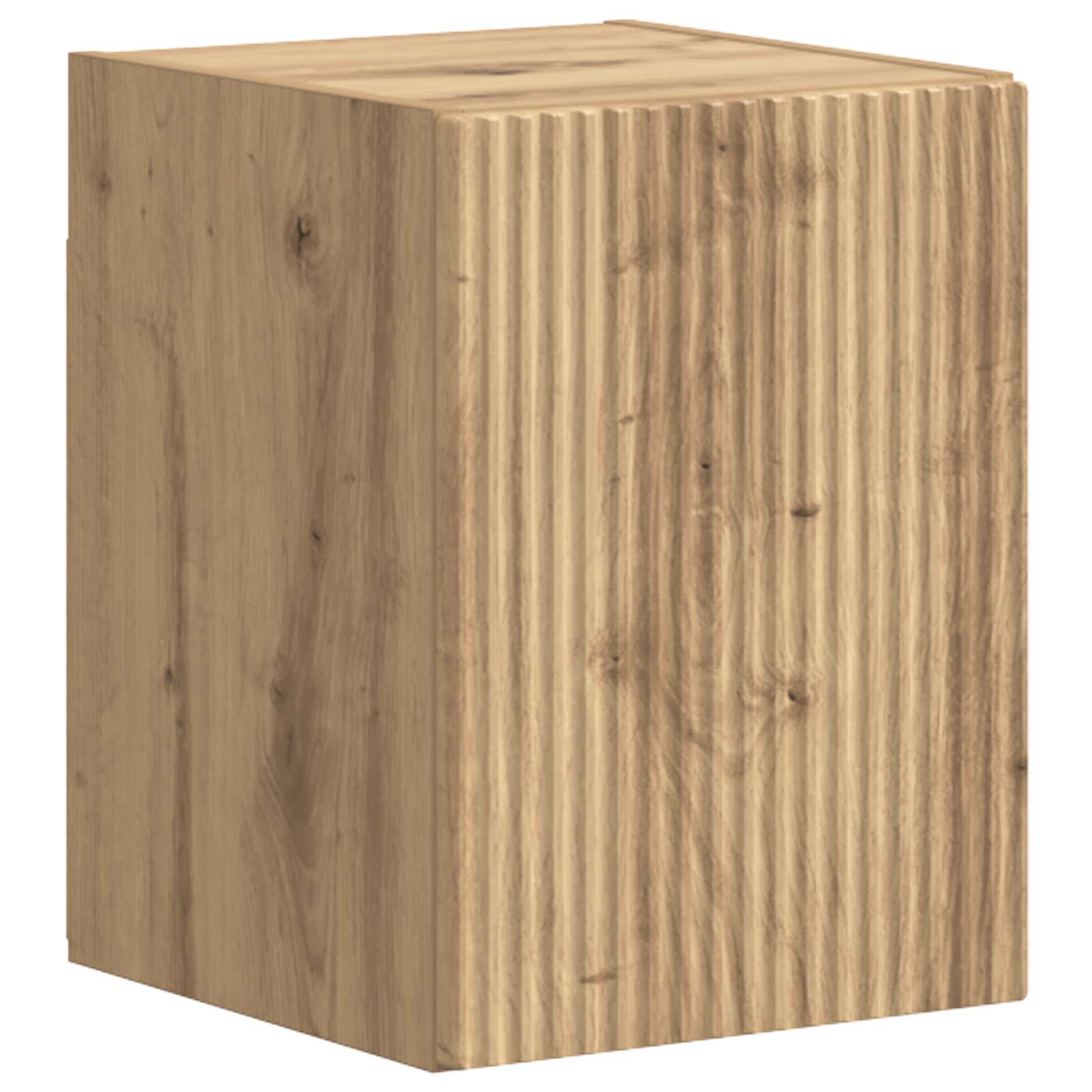 Σετ επίπλου τηλεόρασης 4 pcs Artisan Oak Επεξεργασμένο ξύλο
