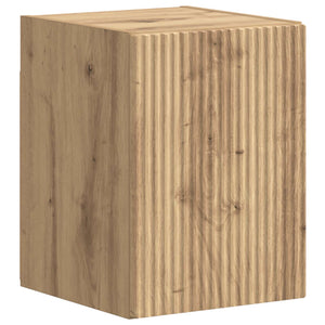 Σετ επίπλου τηλεόρασης 4 τμχ. Artisan Oak Επεξεργασμένο Ξύλο