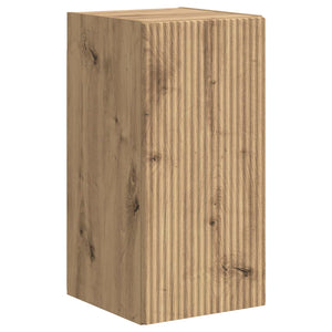 Σετ επίπλου τηλεόρασης 4 pcs Artisan Oak Επεξεργασμένο ξύλο - Pakobazaar