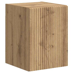 Σετ επίπλου τηλεόρασης 4 pcs Artisan Oak Επεξεργασμένο ξύλο - Pakobazaar