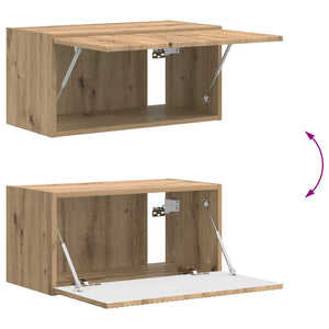 Σετ επίπλου τηλεόρασης 4 pcs Artisan Oak Επεξεργασμένο ξύλο - Pakobazaar
