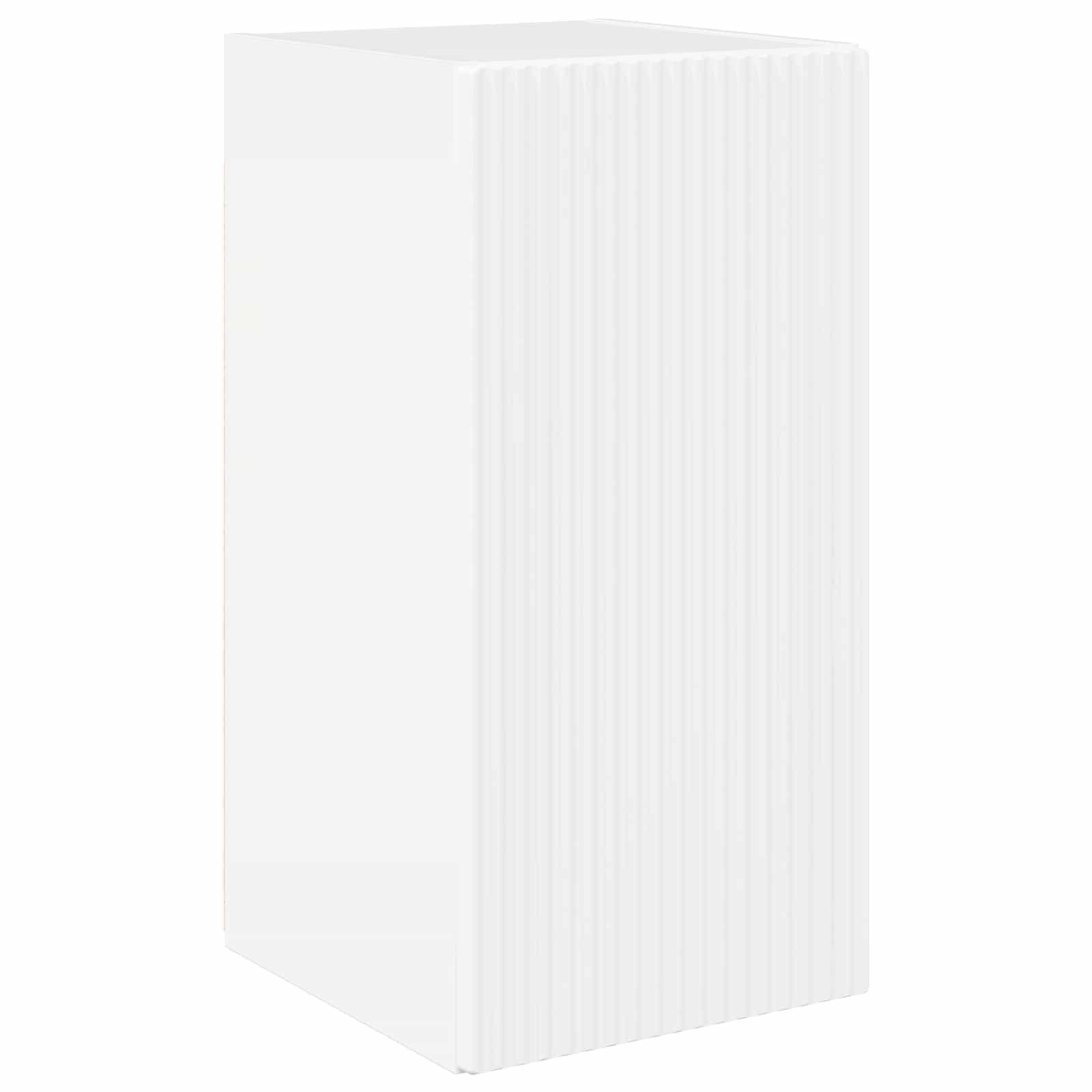 Σετ επίπλου τηλεόρασης Επιτοίχιο 6 pcs Υψηλής γυαλάδας λευκό - Pakobazaar