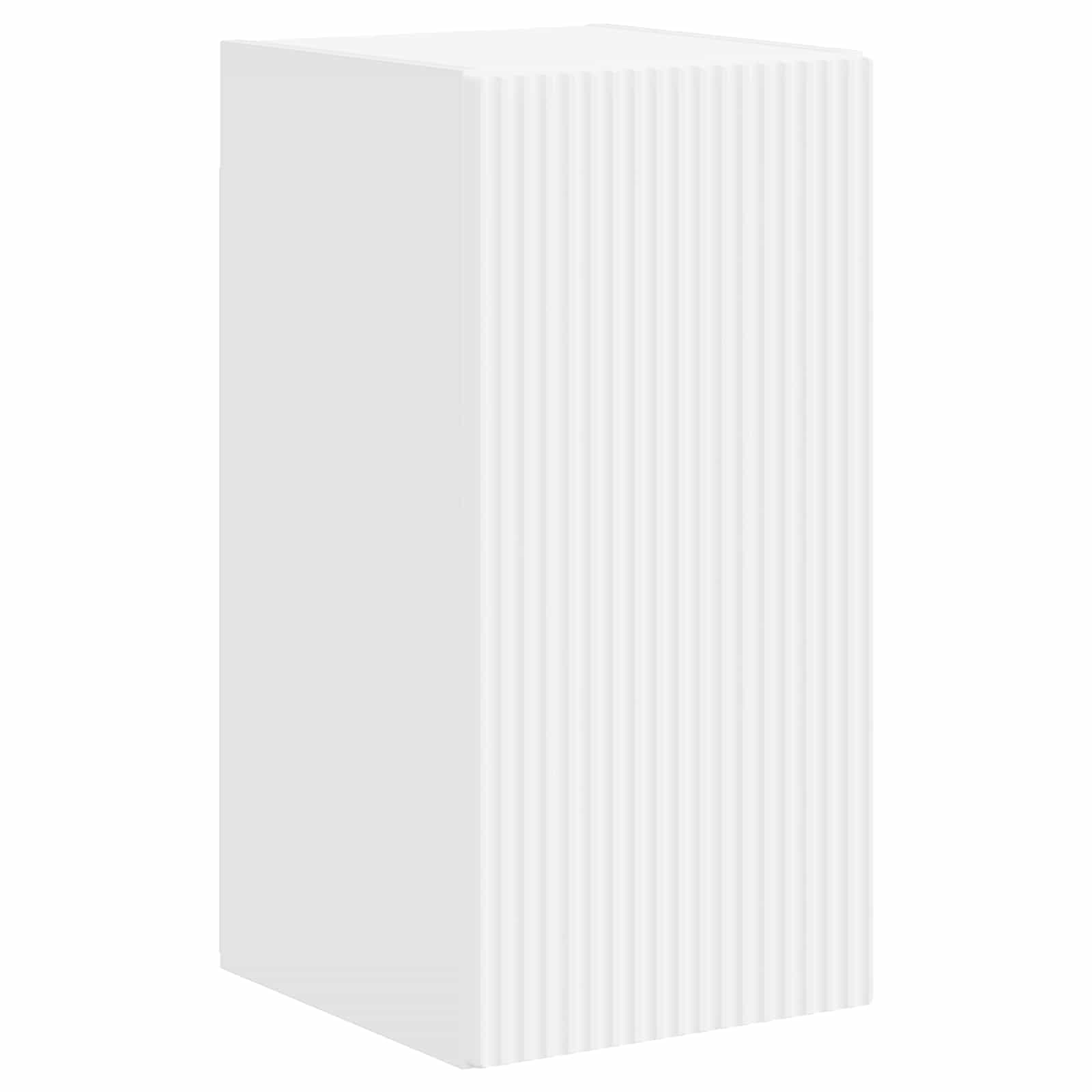 Σετ επίπλου τηλεόρασης 5 pcs Λευκό Επεξεργασμένο ξύλο