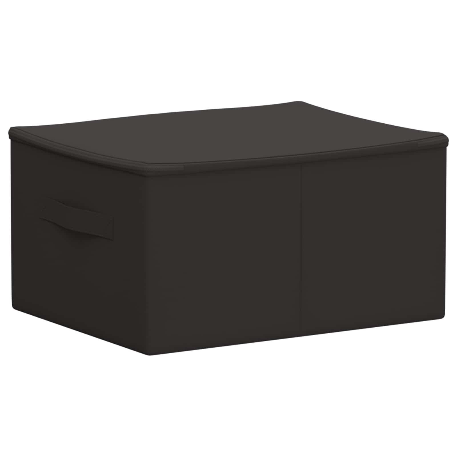 Κουτί αποθήκευσης 24 pcs Ανθρακί 50 x 30 x 25 cm Ύφασμα - Pakobazaar