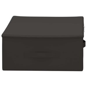 Κουτί αποθήκευσης 24 pcs Ανθρακί 70 x 40 x 18 εκ. Ύφασμα - Pakobazaar