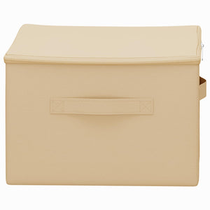 Κουτί αποθήκευσης 6 pcs Κρεμ 43 x 34 x 23 εκ. Ύφασμα - Pakobazaar