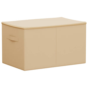 Κουτί αποθήκευσης 6 pcs Κρεμ 55 x 35 x 32 εκ. Ύφασμα - Pakobazaar