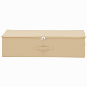 Κουτί αποθήκευσης 6 pcs Κρεμ 70 x 40 x 18 εκ. Ύφασμα - Pakobazaar