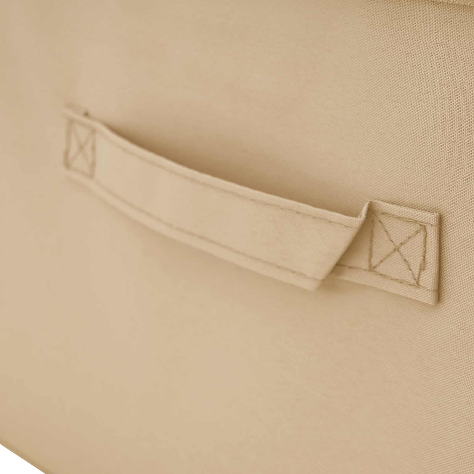 Κουτί αποθήκευσης 2 pcs Κρεμ 90 x 48 x 15 εκ. Ύφασμα - Pakobazaar