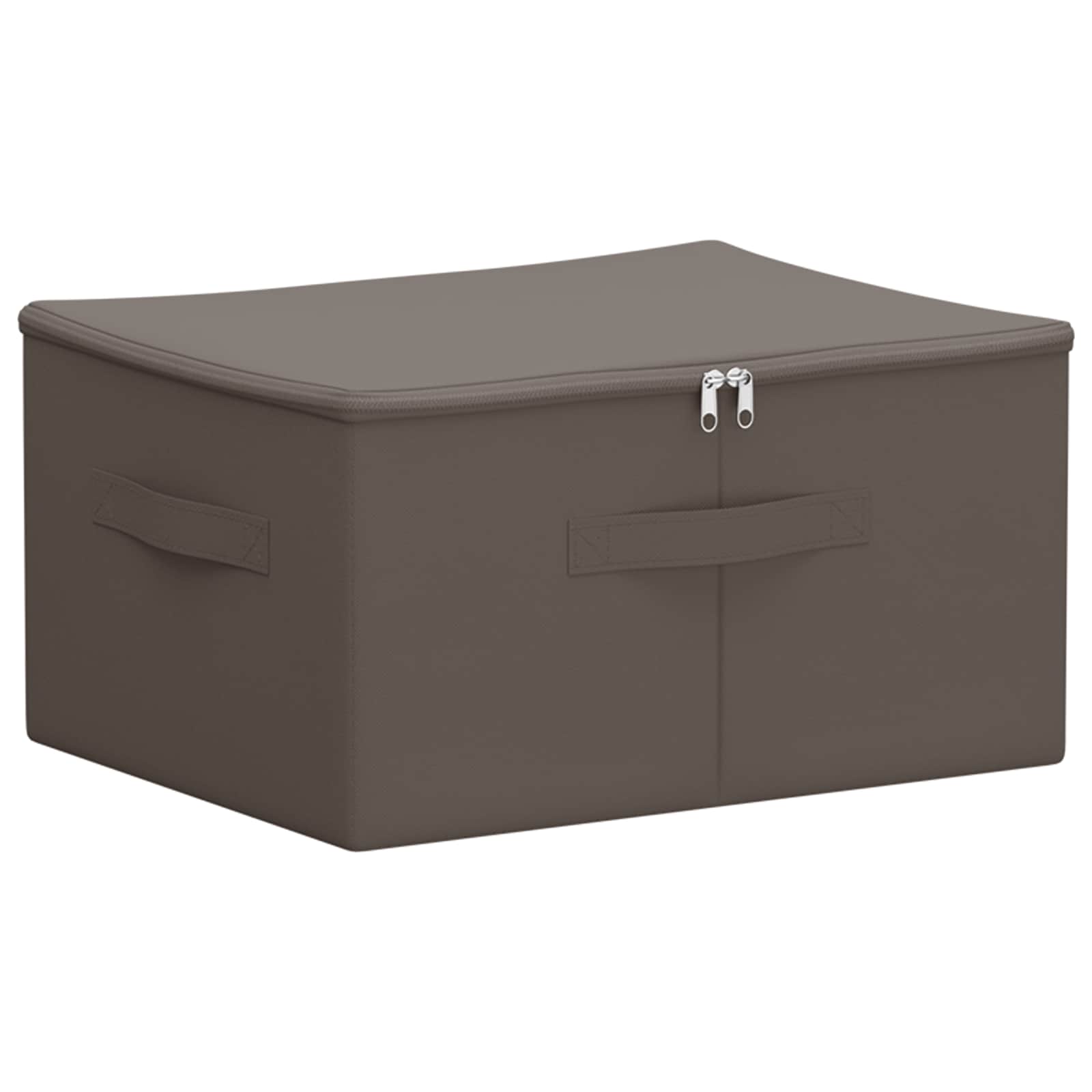 Κουτί αποθήκευσης Γκρι 43 x 34 x 23 εκ. Ύφασμα - Pakobazaar