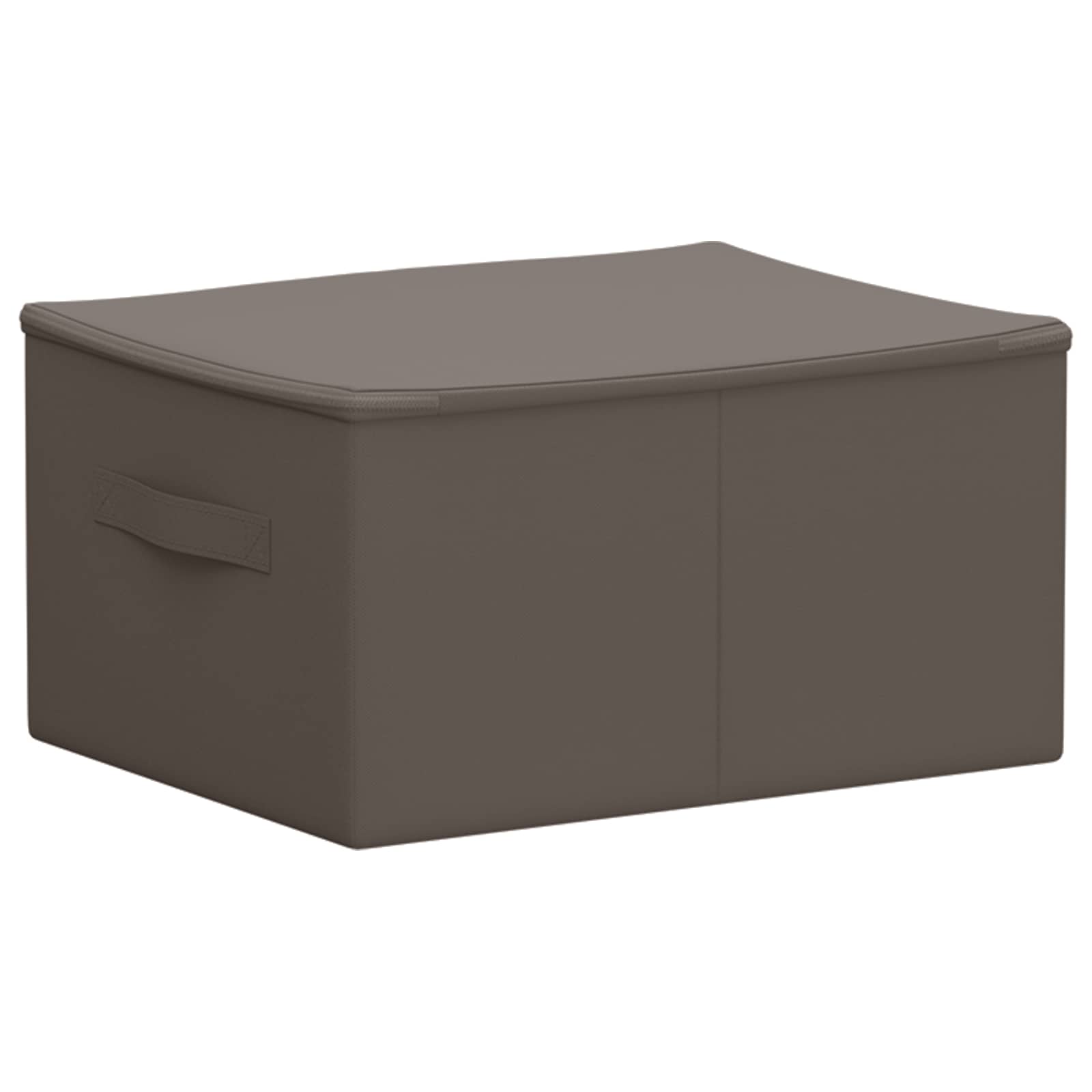 Κουτί αποθήκευσης 24 pcs Γκρι 50 x 30 x 25 cm Ύφασμα - Pakobazaar