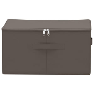 Κουτί αποθήκευσης 24 pcs Γκρι 50 x 30 x 25 cm Ύφασμα - Pakobazaar