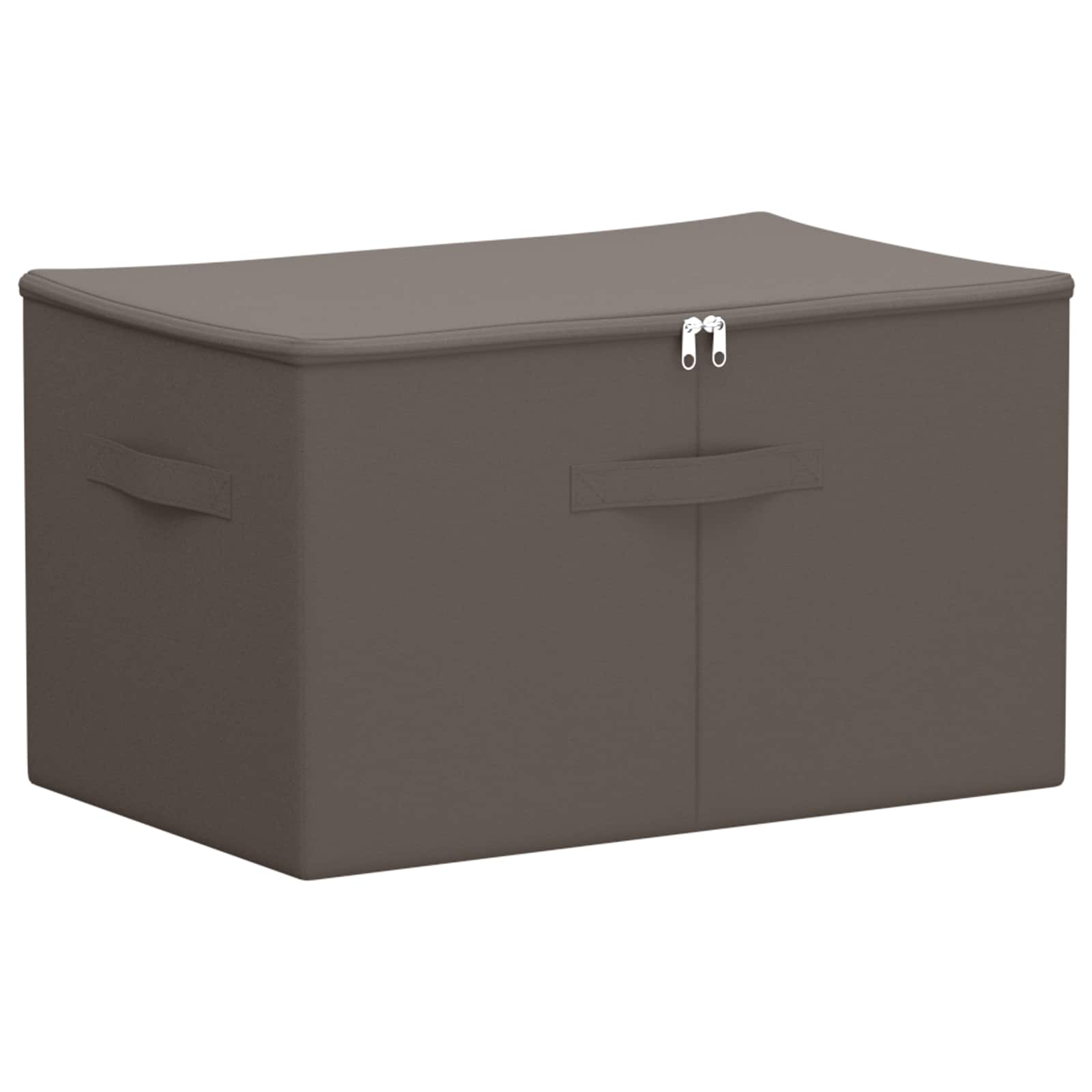 Κουτί αποθήκευσης Γκρι 55 x 35 x 32 εκ. Ύφασμα - Pakobazaar