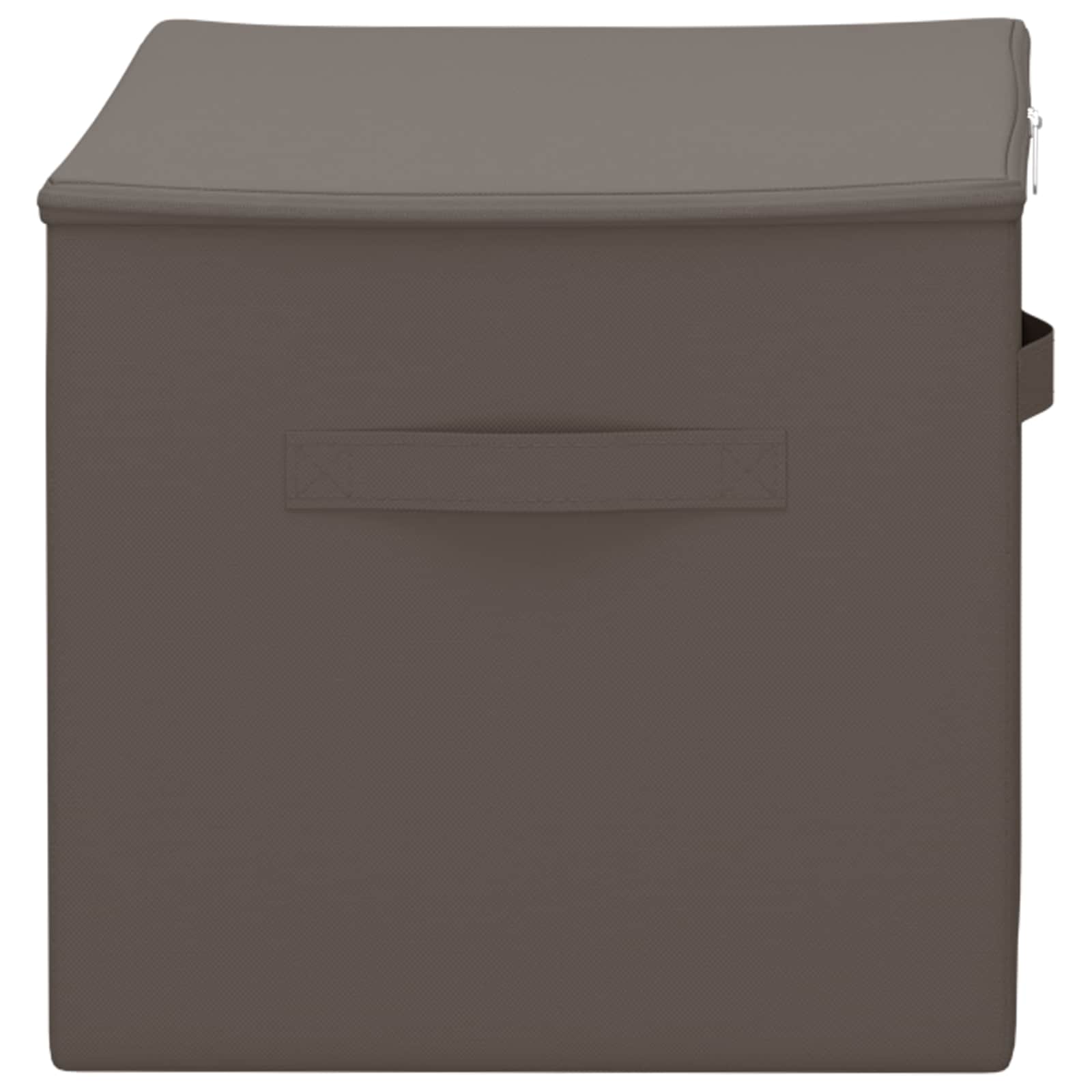 Κουτί αποθήκευσης 2 pcs Γκρι 55 x 35 x 32 εκ. Ύφασμα - Pakobazaar