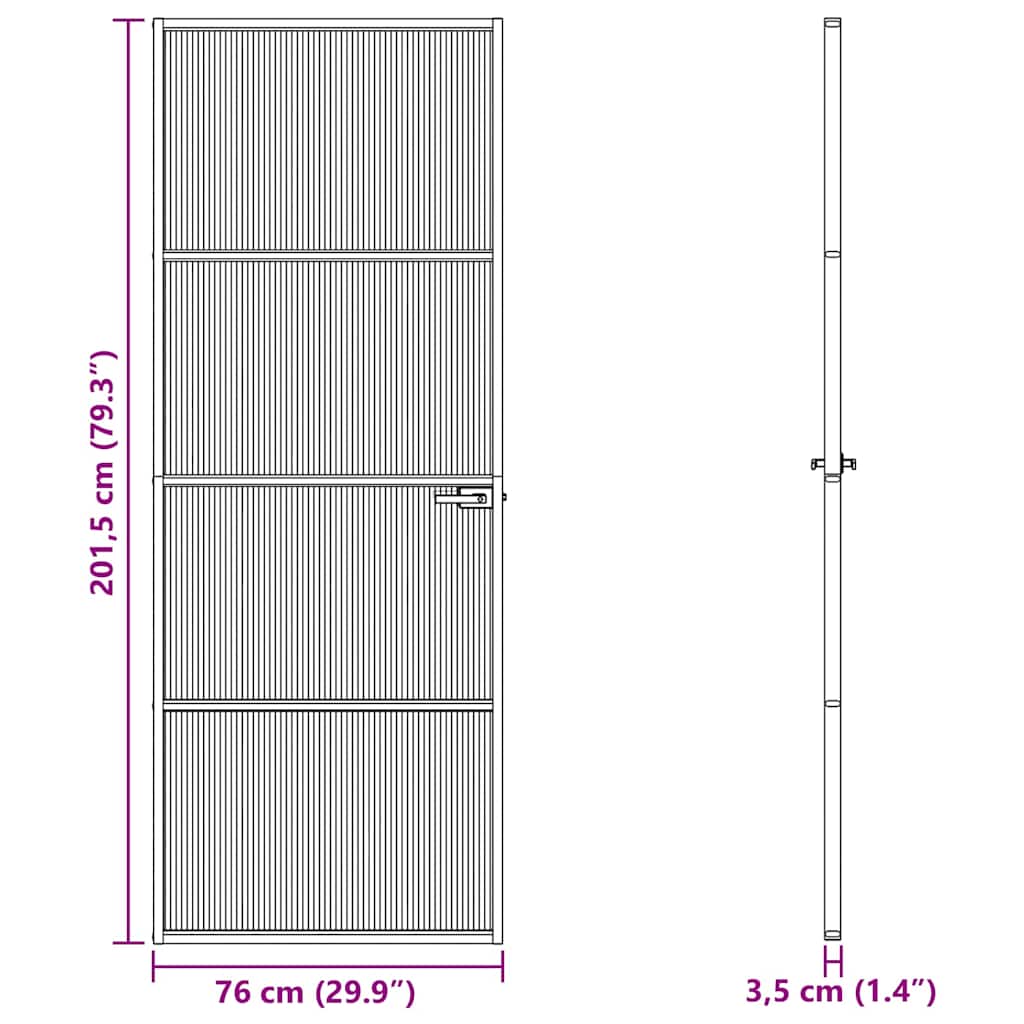 Πόρτα Σπιτιού 76 x 201,5 x 3,5 εκ - Pakobazaar
