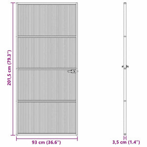 Πόρτα Σπιτιού 93 x 201,5 x 3,5 εκ - Pakobazaar