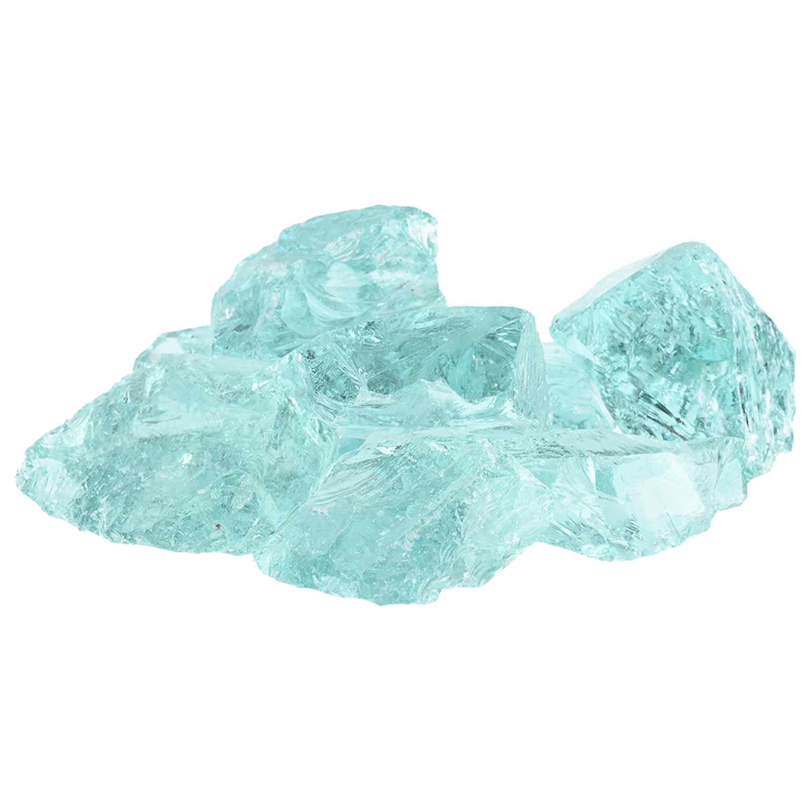 Πέτρες Κήπου Τιρκουάζ 12 cm Γυαλί - Pakobazaar