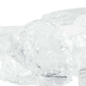 Πέτρες Κήπου Λευκό 12 cm Γυαλί - Pakobazaar