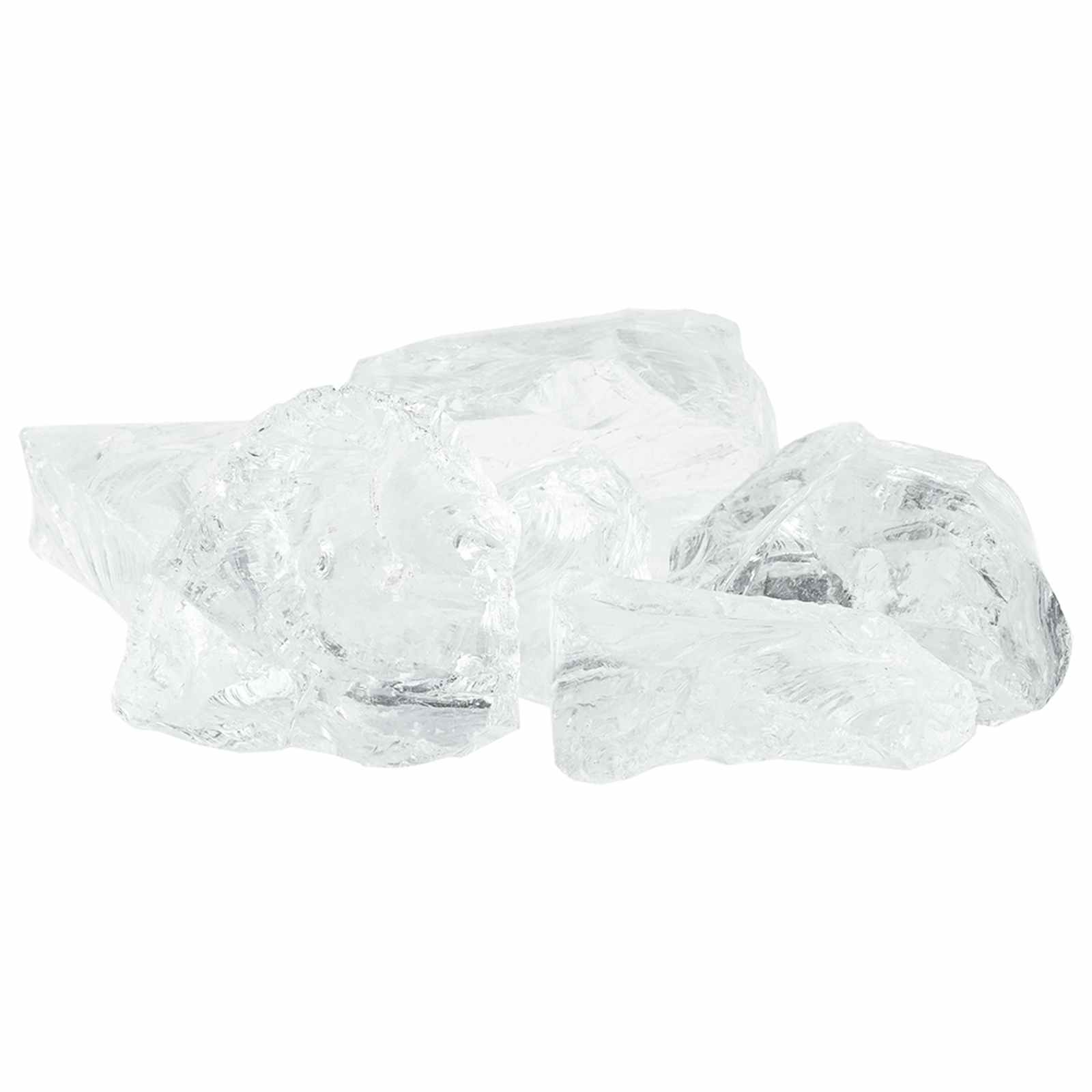 Πέτρες Κήπου Λευκό 12 cm Γυαλί - Pakobazaar
