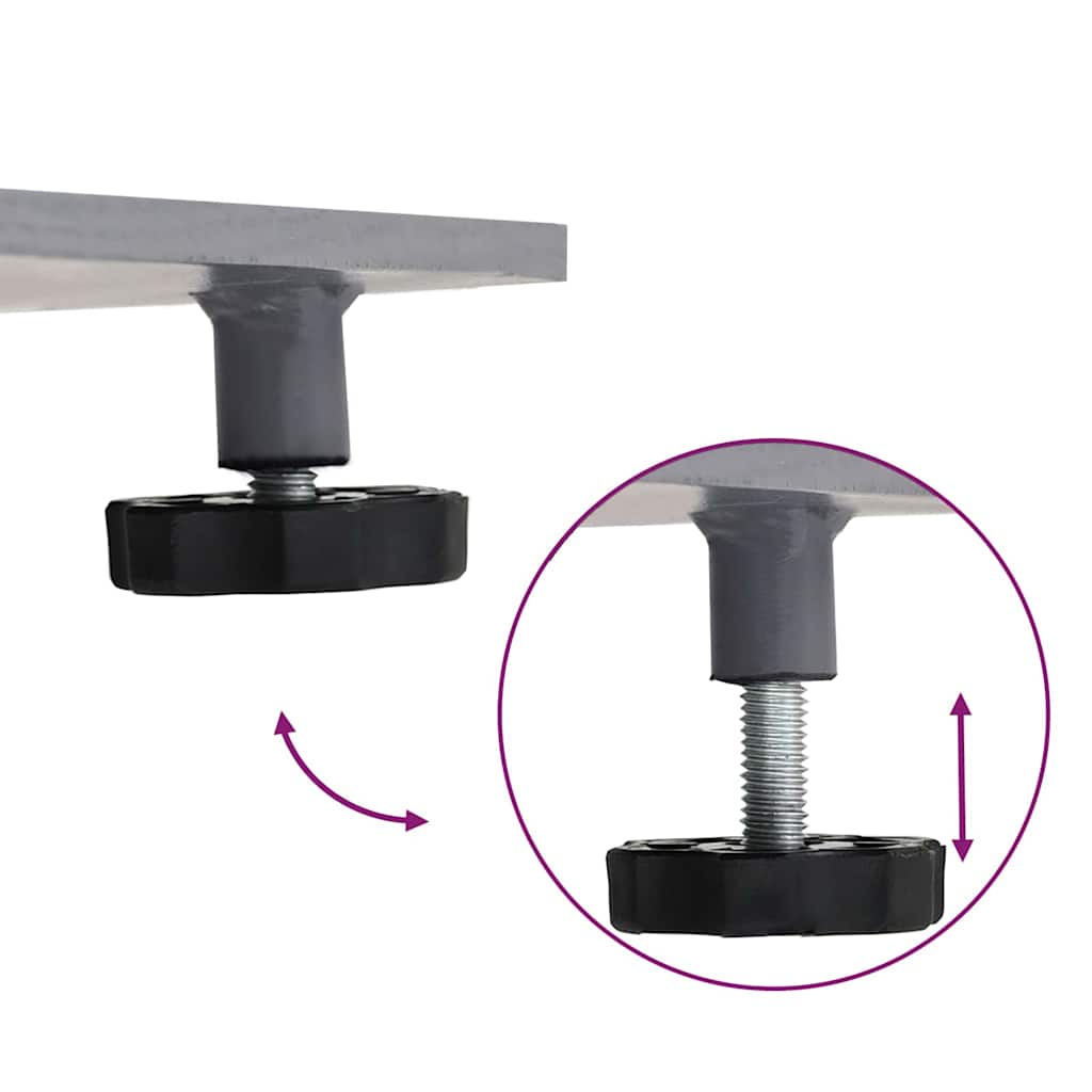 Βάση ομπρέλας Σκοτεινός γκρι ξύλινος σχεδιασμός