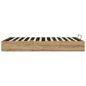 Κρεβάτι Οθωμανικού Τύπου με αποθήκευση Artisan Oak 150 x 200 cm - Pakobazaar