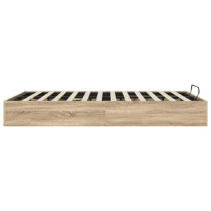 Κρεβάτι Οθωμανικού Τύπου Δρύς Sonoma 203 x 120 x 25 εκ