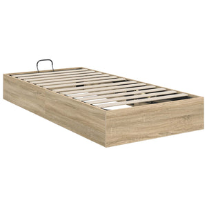 Κρεβάτι Οθωμανικού Τύπου Δρύς Sonoma 203 x 80,5 x 25 εκ - Pakobazaar