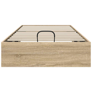 Κρεβάτι Οθωμανικού Τύπου Δρύς Sonoma 203 x 80,5 x 25 εκ - Pakobazaar
