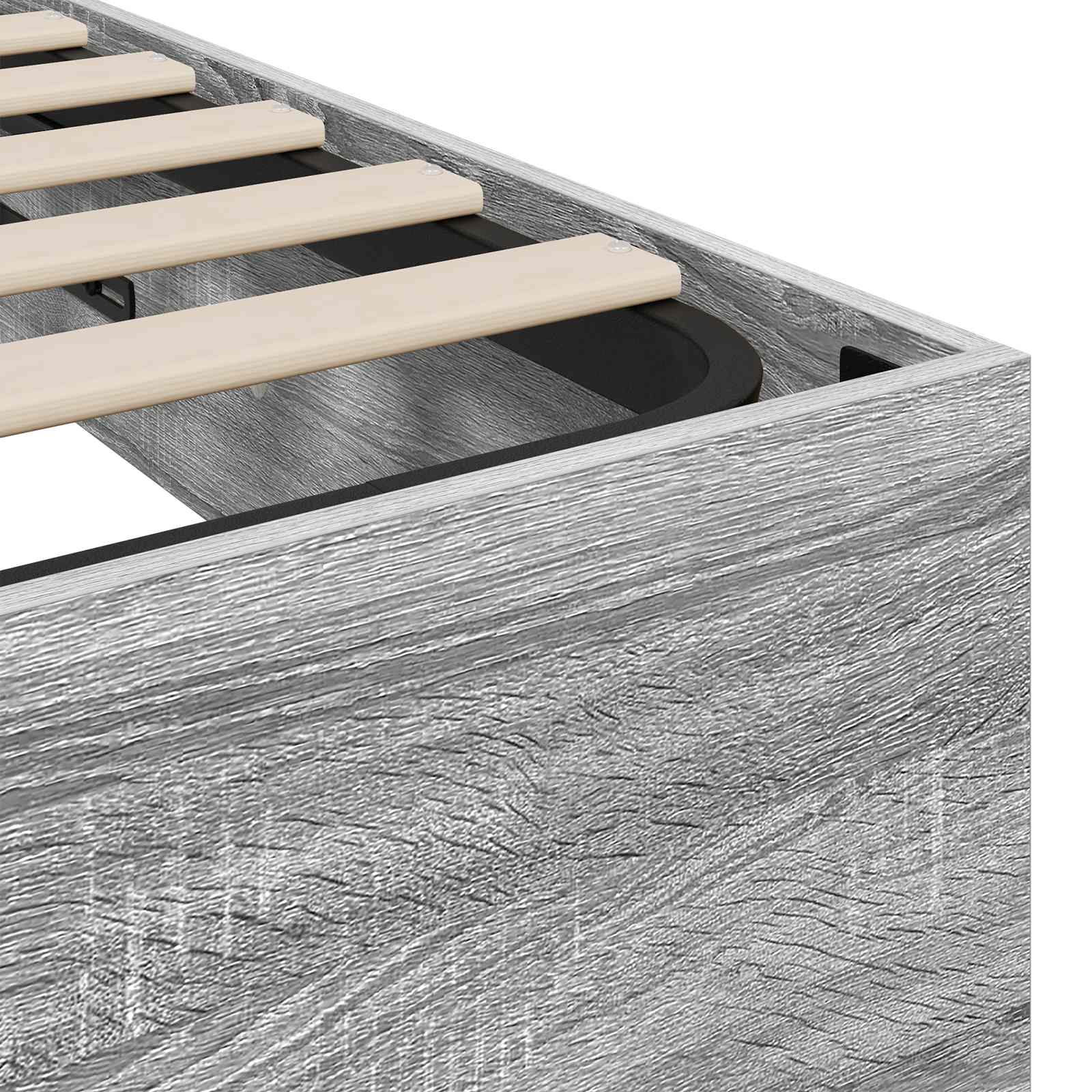 Κρεβάτι Οθωμανικού Τύπου Γκρίζο Σονομα 80,5 x 200 εκ - Pakobazaar