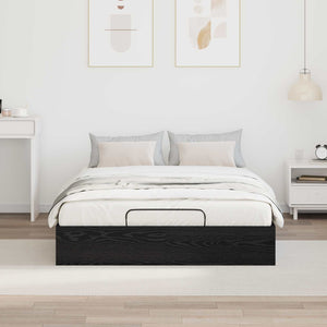 Κρεβάτι Οθωμανικού Τύπου Μαύρη Δρυς 193 x 140 x 25 εκ