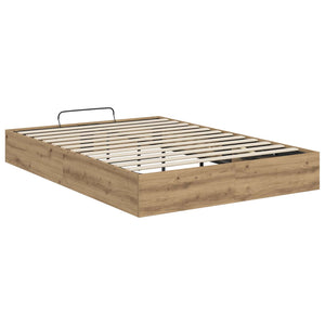 Κρεβάτι Οθωμανικού Τύπου με αποθήκευση Artisan Oak 135 x 190 cm - Pakobazaar