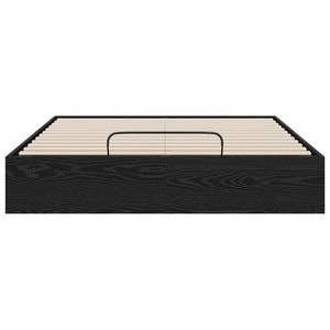 Κρεβάτι Οθωμανικού Τύπου Μαύρη Δρυς 193 x 120 x 25 εκ