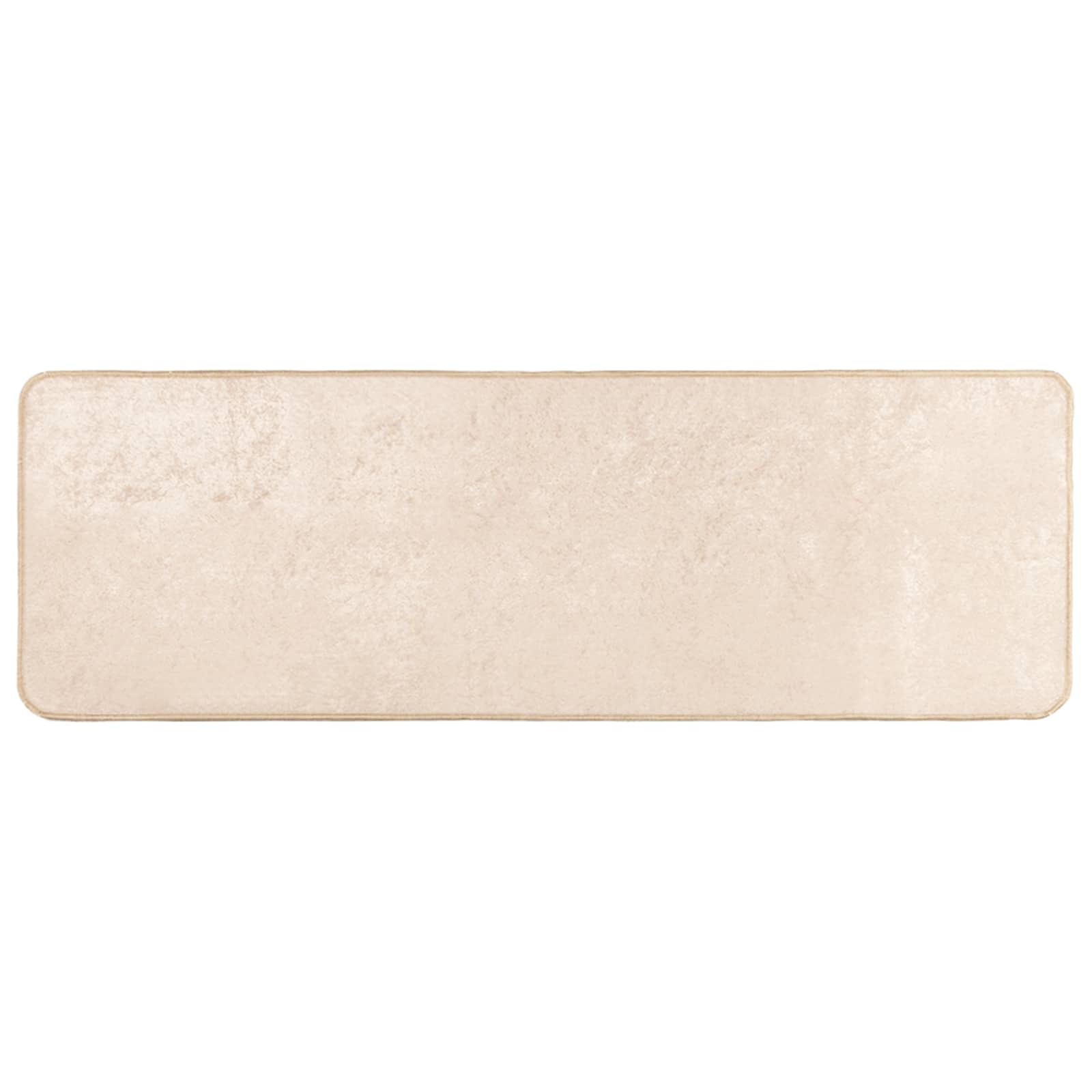 Χαλί Τύπωμα Κρεμ 100 x 50 cm Πολυέστερ και PVC - Pakobazaar