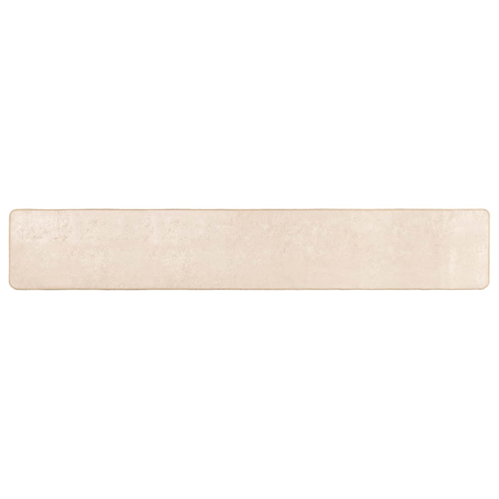 Χαλί Τύπωμα Κρεμ 250 x 50 εκ. Πολυέστερ και PVC - Pakobazaar