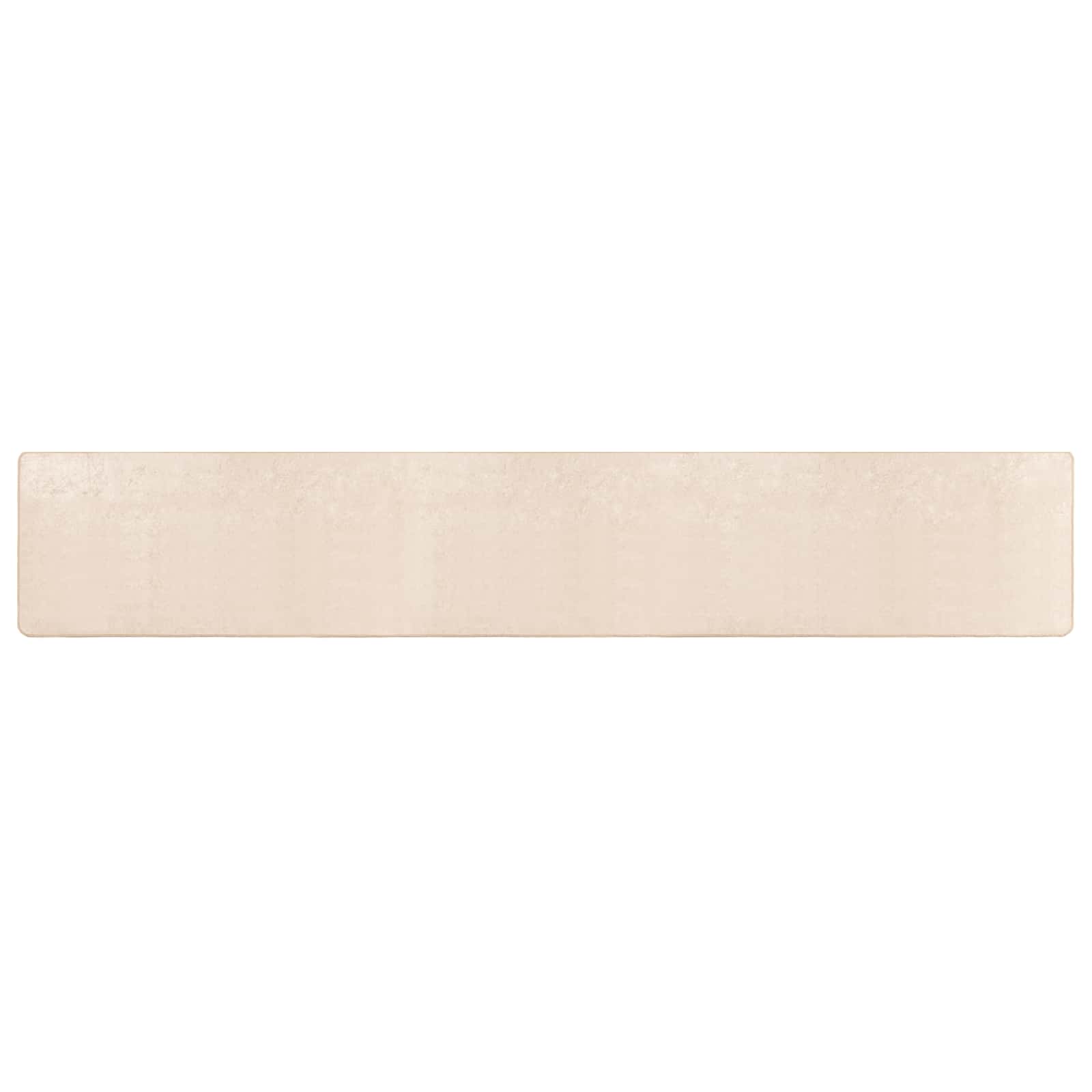 Χαλί Τύπωμα Κρεμ 450 x 50 εκ. Πολυέστερ και PVC - Pakobazaar