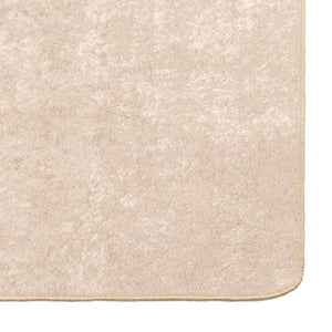 Χαλί Τύπωμα Κρεμ 100 x 100 cm Πολυέστερ και PVC - Pakobazaar