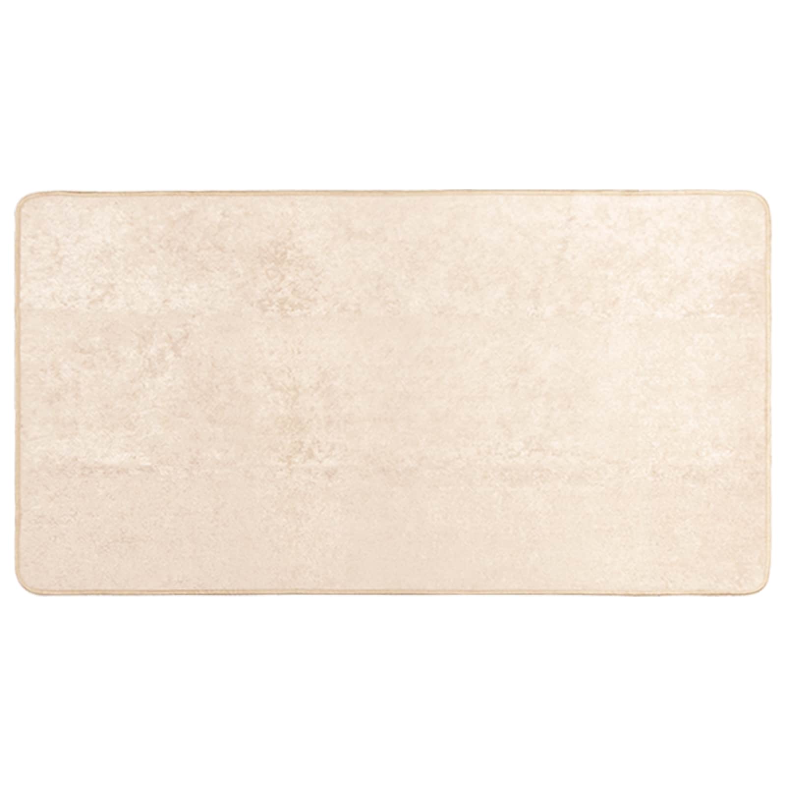 Χαλί Τύπωμα Κρεμ 150 x 100 cm Πολυέστερ και PVC - Pakobazaar