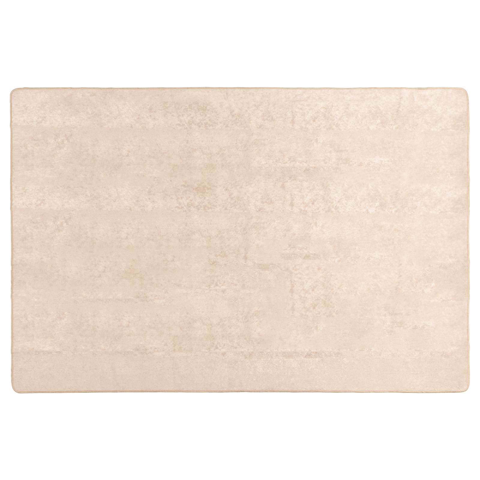 Χαλί Τύπωμα Κρεμ 170 x 120 εκ. Πολυέστερ και PVC - Pakobazaar