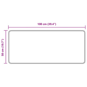 Χαλί Runner MARSA Μπεζ 50 x 100 cm Πολυέστερ και PVC - Pakobazaar